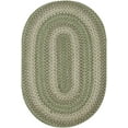 thumbnail image 3 of Homespice Grassland Jute Green 4x6' Braided Rugs Oval Rugs for Living Room, Bedroom Rug and Dining Room. Pet Friendly. Decor Styles- Farmhouse Rug, Rustic, Vintage, Primitive, Country, Boho Rug, 3 of 8
