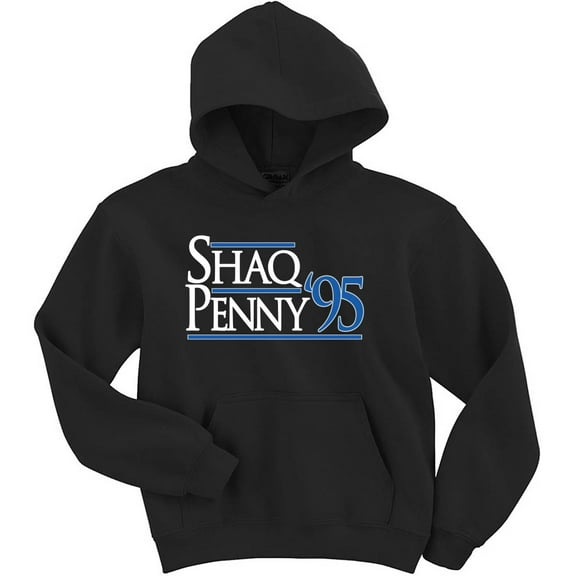 Black Magic Shaq Shaquille O'Neal Penny Hardaway 1995 Hooded Sweatshirt ADULT