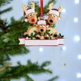thumbnail image 4 of Christmas Reindeer Pendant with Hanging Rope Xmas Tree Hanging Decor Parent Child Decoration, 4 of 5