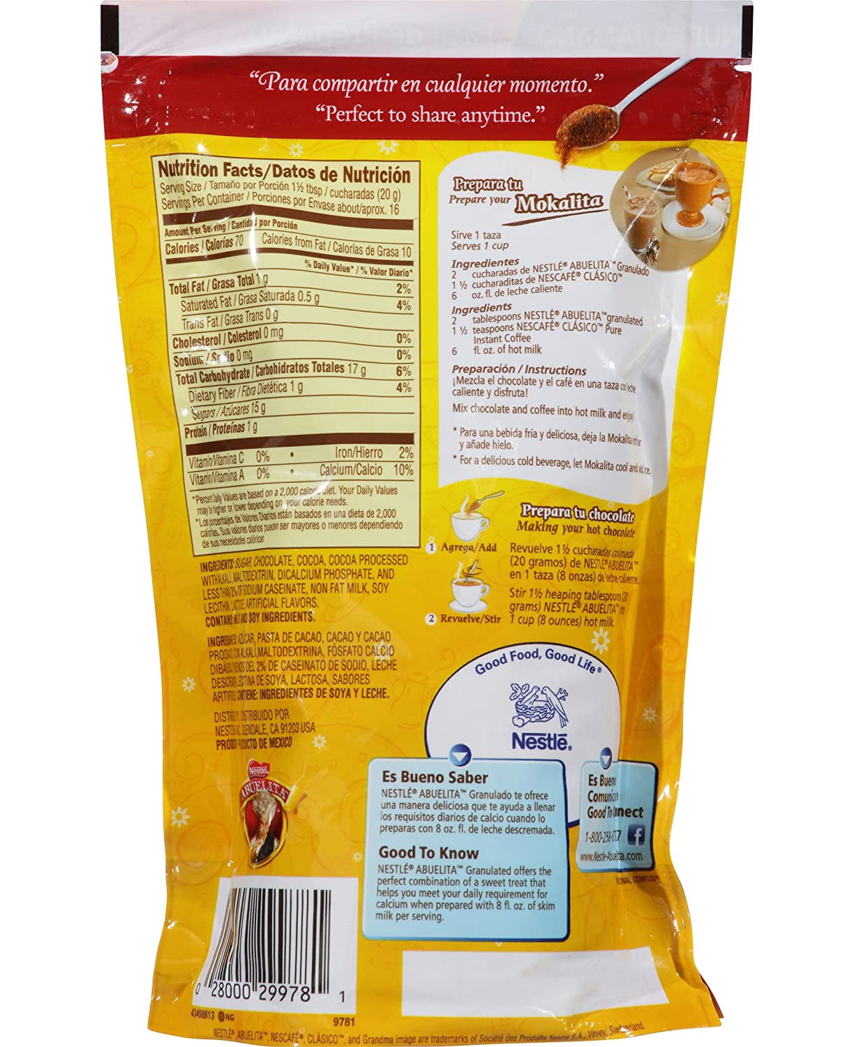 CHOCOLATE ABUELITA 12G – Súper La Mas Chiquita