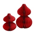 thumbnail image 1 of 2 piezas de centros de mesa de panal de Año Nuevo Lunar, decoración del Festival de Primavera, calabaza, decoraciones de Año Nuevo Chino 2025 para gabinete de escritorio Rojo, 1 of 8