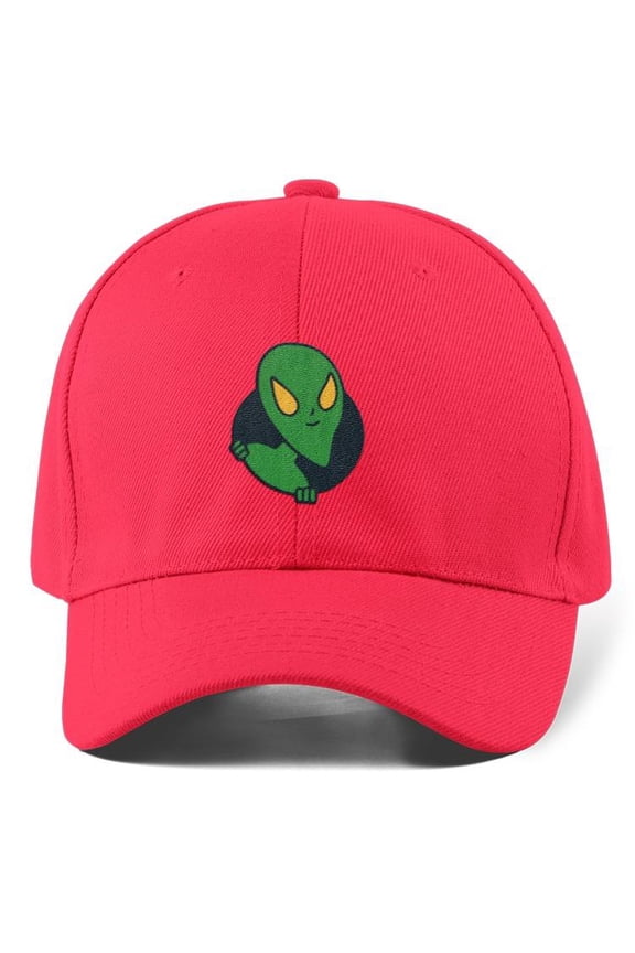 Cute Alien Peeking Hat Hat -Image by Shutterstock, Small