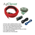 thumbnail image 3 of Kit de cableado para amplificadores AgClover, calibre 8, 100% cobre OFC, 1500 W, 3 of 6