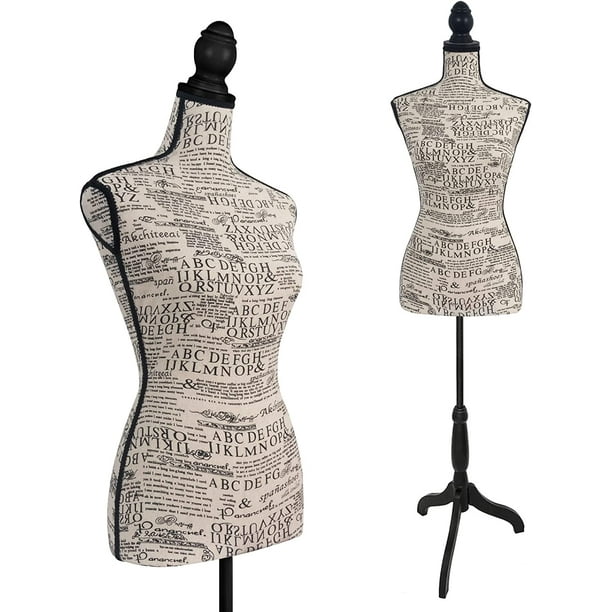 YumHome Female Dress Form Mannequin Torso Body with Adjustable Tripod