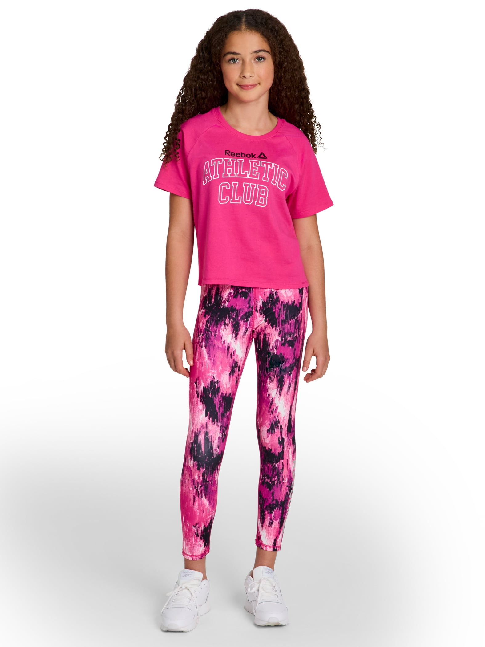 Reebok Girl's Athletic Core 7/8 Legging, Sizes 4-18