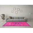 thumbnail image 3 of Ahgly Company Indoor Round Persian Pink Traditional Area Rugs, 6' Round, 3 of 4
