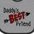 thumbnail image 4 of Inktastic Daddy's Best Friend- Arrow and Plaid Letters Boys or Girls Baby Bib, 4 of 4