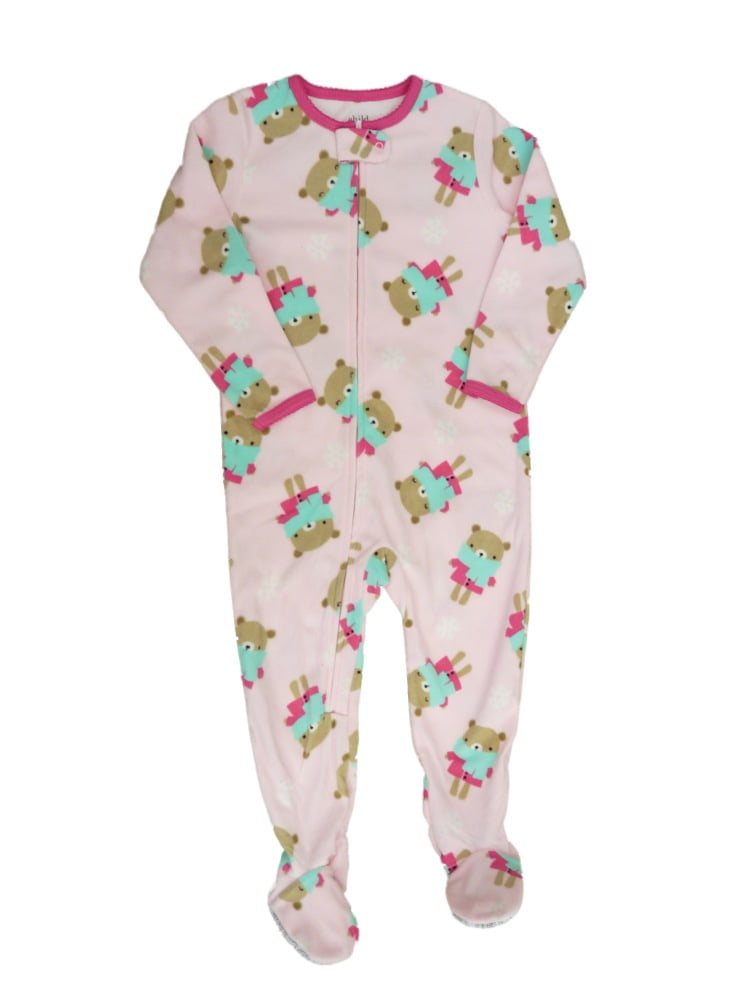 NEW Infant Toddler Girl Boy Joe Boxer 2 Pack Footed Pajamas 18M 2T 3T 4T 