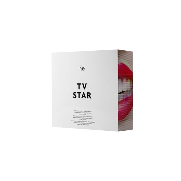 R Co Tv Star Kit including TELEVISION Perfect Hair Shampoo, TELEVISION Perfect Hair Conditioner,Chainmail Thermal Protection Styling Spray ($112 Value)