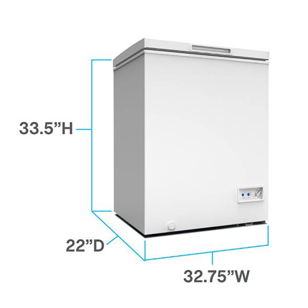 Avanti CF7F0W 7 Cu. Ft. White Garage Ready Chest Freezer​