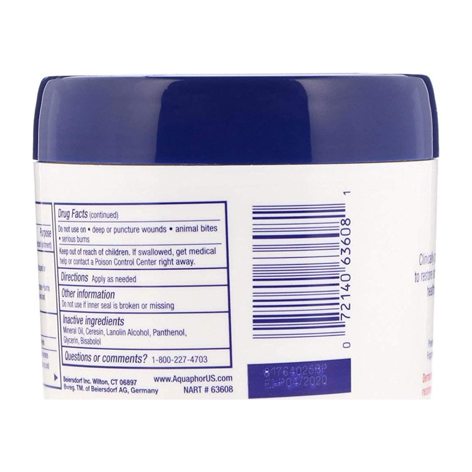 Aquaphor Original Ointment, Treat Dry Skin & Chapped Lips, 14 oz