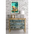 thumbnail image 3 of Myrtle Beach, South Carolina, Woodblock (16x24 Giclee Gallery Art Print, Vivid Textured Wall Decor), 3 of 3