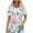 Multicolor^17, variant on Jjayotai No Boundaries Womens Floral Tunic Tops, Short Sleeve Crew Neck Shirts, Casual Summer Blouse, Bohemian Clothes for Women, Women's Pleated Tees Multicolor^19 M
