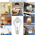 thumbnail image 2 of E27 5W PIR Infrared Auto Motion Sensor LED Light Lamp Bulb for Restroom Parking White 6500K, 2 of 4