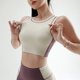thumbnail image 5 of Sujetador deportivo de moda para Yoga para mujer, ropa interior deportiva con cuello redondo, chaleco deportivo para correr a prueba de golpes, chaleco deportivo para yoga de secado rápido, 5 of 5