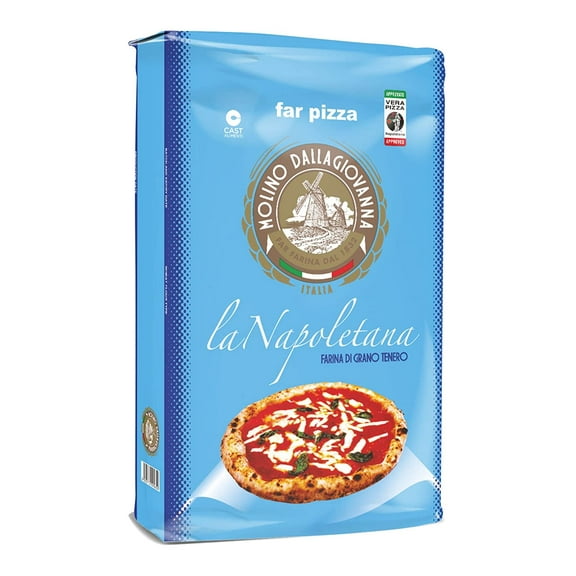 Molino Dallagiovanna Napoletana Enriched Wheat Pizza Flour Type 00 5Kg bag Farina De Grano Tenero Tipo