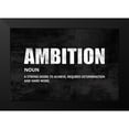 thumbnail image 2 of MacDowell, Jamie 24x17 Black Modern Framed Museum Art Print Titled - Ambition on Black, 2 of 5
