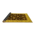 thumbnail image 2 of Ahgly Company Indoor Square Oriental Yellow Traditional Area Rugs, 8' Square, 2 of 4