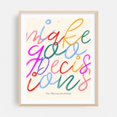 thumbnail image 2 of I Make Goo Decisions - India Digital Art Quote Typography Humor Modern Art Whimsical Unframed Wall Art Print 8 x 10 inches, 2 of 13