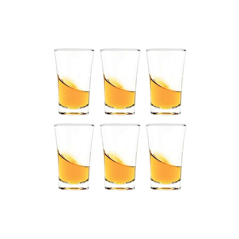 Vikko 3.5 Ounce Shot Glasses, Set of 12 Small Liquor and Spirit Glasses, Durable Tequila Bar Glasses for Alcohol and Espresso Shots, 12 Piece Large