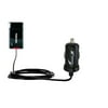 Gomadic Intelligent Compact Car / Auto DC Charger suitable for the Toshiba Camileo S30 HD Camcorder - 2A / 10W power at half the size. Uses Gomadic Ti