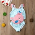 thumbnail image 4 of Summer Toddler Baby Girls Goldfish Swimwear Swimsuit Beachwear Bathing Suit One Piece 4-5 Years, 4 of 7