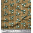 thumbnail image 1 of Soimoi Poly Georgette Fabric Star & Owl Bird Print Fabric by The Yard 42 Inch Wide, 1 of 3