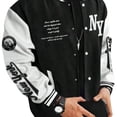 thumbnail image 1 of Chamarra de Moda Universitaria Colegial NY, 1 of 3