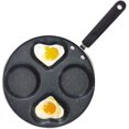 thumbnail image 1 of Pancake Pan Nonstick Pancake Griddle Pan Pancake Griddle Flip Pan with 4-Cup, Pancake Maker Nonstick Pancake Griddle, Round/Heart Pancake Mold (Heart), 1 of 7