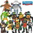 thumbnail image 2 of Figuras de acción de Playmates Teenages Mutant Ninja Turtles Leonardo Bebop Splinter Shredder April O'Neil, muñeco articulado móvil, regalo para niños, 2 of 5