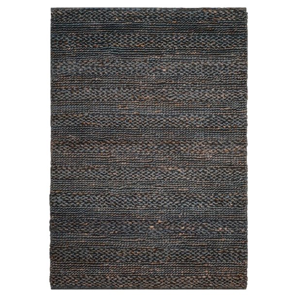 SAFAVIEH Natural Fiber Henrika Braided Runner Rug, Grey, 2'3" x 6
