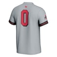 thumbnail image 3 of Unisex GameDay Greats #0 Gray Ohio State Buckeyes Softball Lightweight Fashion Jersey, 3 of 4