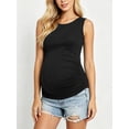 thumbnail image 4 of Women's Maternity Tops Clothes Sleeveless Pregnancy T Shirts, 4 of 8