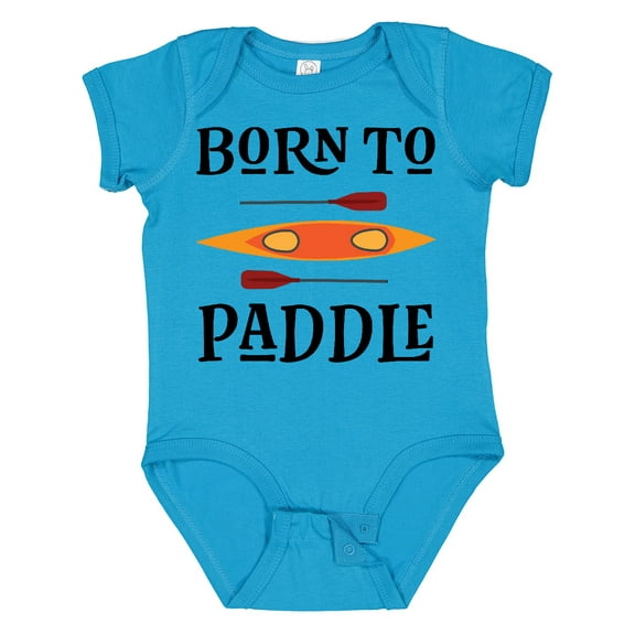 Inktastic Kayaking Born to Paddle Kayak Boys or Girls Baby Bodysuit