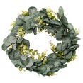 thumbnail image 2 of Eucalyptus Wreath Farmhouse Decor, Green Wreath Front Door Farmhouse Artificial Wreath Spring Summer, 2 of 5