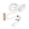 thumbnail image 4 of GROWTH TANK Cats Leaking Food Toy Ceiling Hanging Scratch Rope Feeder Teaser with Bells Food, 4 of 9