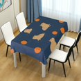 thumbnail image 4 of Yayeee Tablecloths 60" x 90" Rectangle Wrinkle Resistant Party Table Cover, Blue Capybaras, 4 of 8