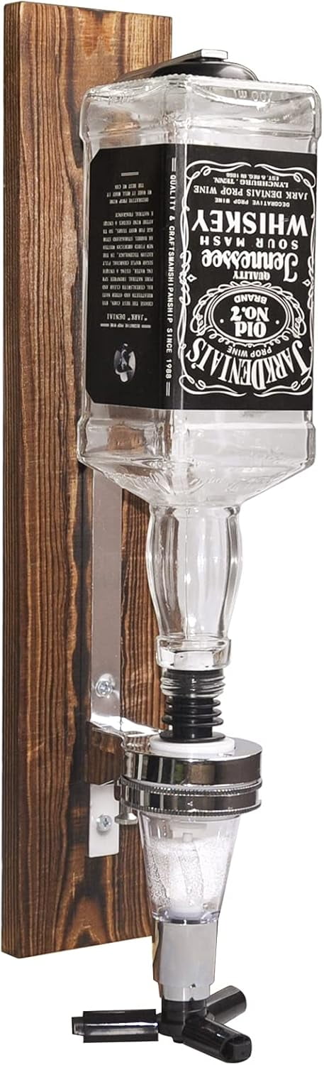 Distributeur De Whisky En Bois Et Métal Studio Mercantile - Style Rétro Pour Cave à Homme