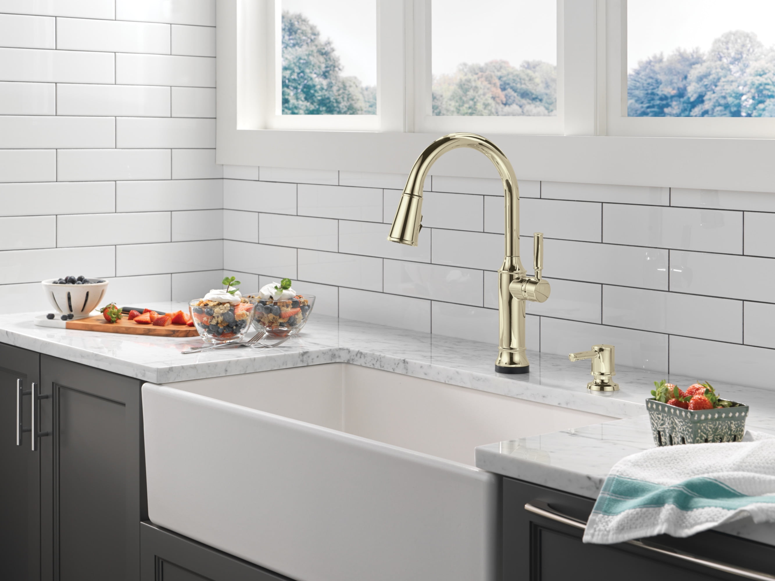 Delta Rp103432 Renaldi Metal Deck Mounted Soap Dispenser - Bronze