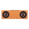 thumbnail image 2 of Wireless  Speaker, Multifunctional Wooden Wireless Alarm Clock Speaker 10W Charging Retro Full Frequency  For Mobile Phones Light Walnut, 2 of 8