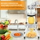 thumbnail image 3 of Picador Comercial de Verduras y Frutas WICHEMI Acero Inoxidable 1/4 Pulgadas, 3 of 8