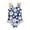 Navy, variant on Toddler Girls One Piece Swimsuits Surf Beach Sport Floral Print Swimwear Size 4-