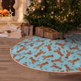 thumbnail image 5 of Sikiie Funny Lobsters Nativity Christmas Tree Skirt, Jesus Christian Winter Holiday Tree Mat Decoration(30-48IN)36", 5 of 6