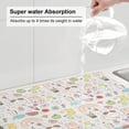 thumbnail image 5 of Vsdgher Summer Rabbit Dish Drying Mat Super Absorbent Drying Mat Large Dish Drying Mats for Kitchen Counter Kitchen Drying Mat 24" x 18", 5 of 7