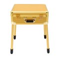 thumbnail image 6 of Portable Barber Case Professional Barber Station with Adjustable Height 18.11-31.5in TSA Lock Hair Stylist Toolbox for Barbershop - Rolling Organizer Case for Barbers (Gold), 6 of 10