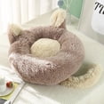 thumbnail image 3 of Pet Dog Bed Warm Fleece Round Dog Kennel House Long Plush Winter Pets Dog Beds For Medium Large Dogs Cats Soft Sofa Cushion Mats ShopWise Round, 3 of 15