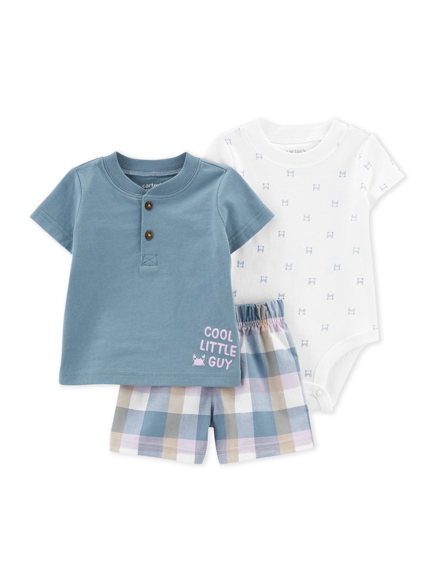 Carter's Child of Mine Baby Boy Shorts Outfit Set, Sizes 0-24M