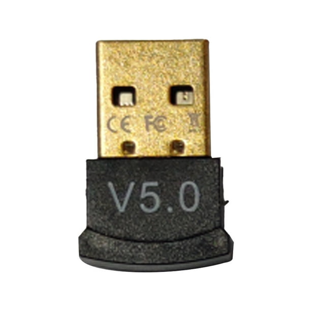 sweethay Adaptador de música Bluetooth 5.0 Transmisor de audio inalámbrico para computadora Receptor USB 2.0 de velocidad rápida Type3
