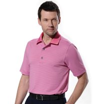 Monterey Club Men's Connor Stripe Jersey Golf Polo Shirt #1657