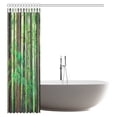 thumbnail image 3 of MYPOP Woodland Decor Shower Curtain, Redwood Trees Northwest Rain Forest Tropical Scenic Wild Nature Lush Branch Fabric Bathroom Decor Set with Hooks, 60 X 72 Inches, 3 of 3